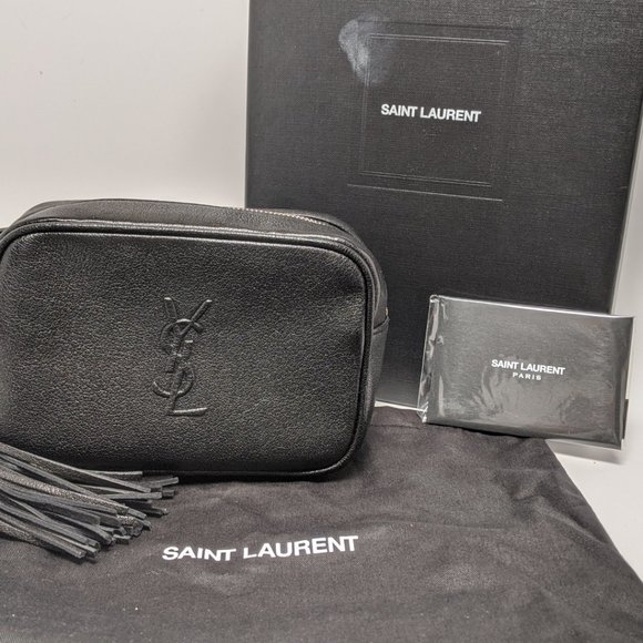 SOLD Saint Laurent Black Monogram Lou Belt Bag - Picture 6 of 6